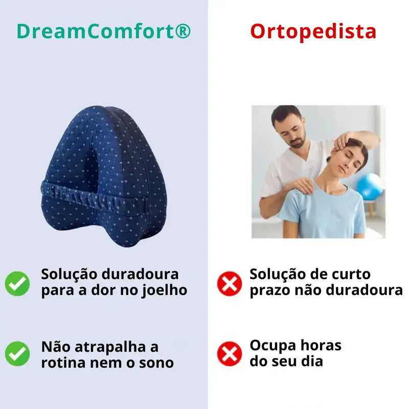 Travesseiro de Joelhos DreamComfort® - Sono Sem Dor [Desconto nos Kits]