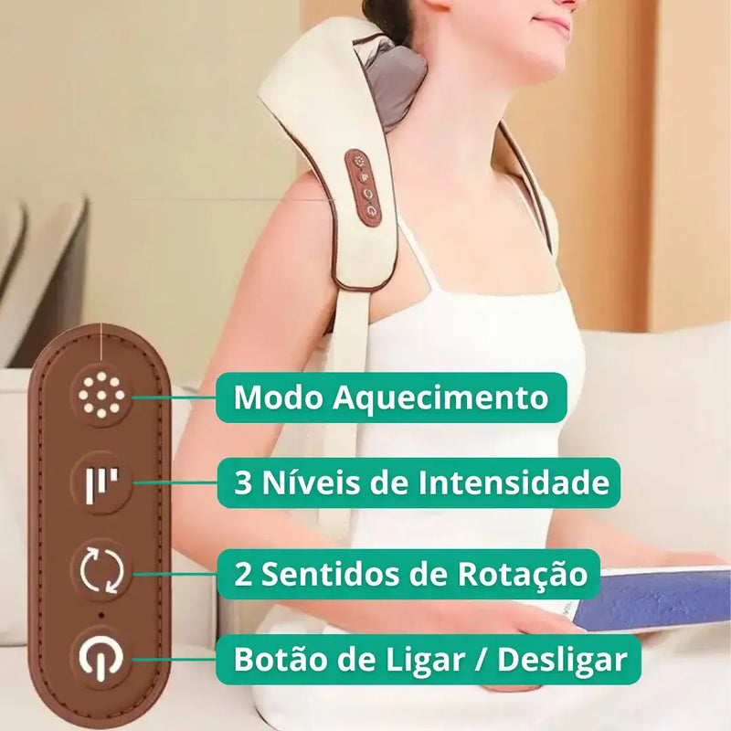 Massageador Shiatsu DreamNight® - Melhore Seu Sono [40% OFF]