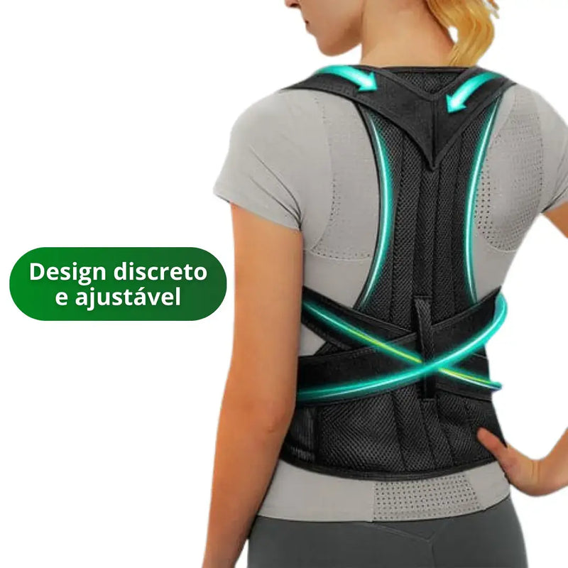 Colete Corretor Postural Ajustável SupportPro®