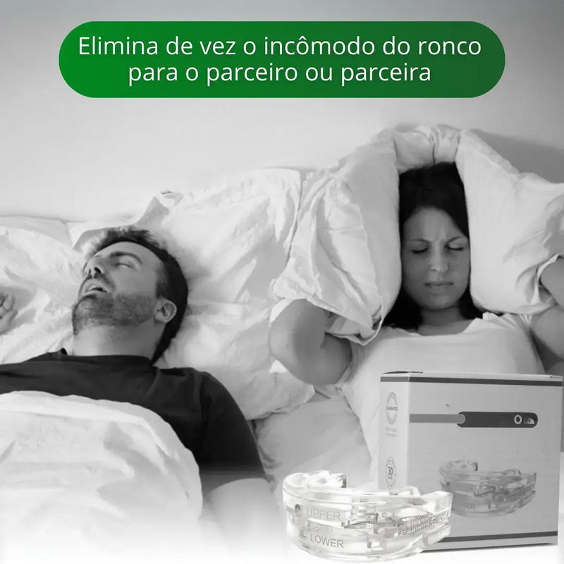 Aparelho Bucal Anti Ronco e Bruxismo SleepMax® - 40% OFF