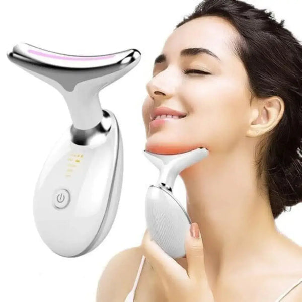 Massageador Facial de LED Terapia GlowCare® - Pele Revitalizada [40% OFF]