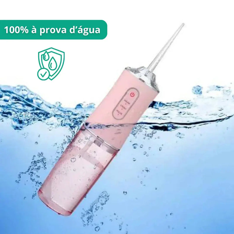 Irrigador Oral PowerClean® - Limpeza Completa de Próteses e Implantes [40% OFF]