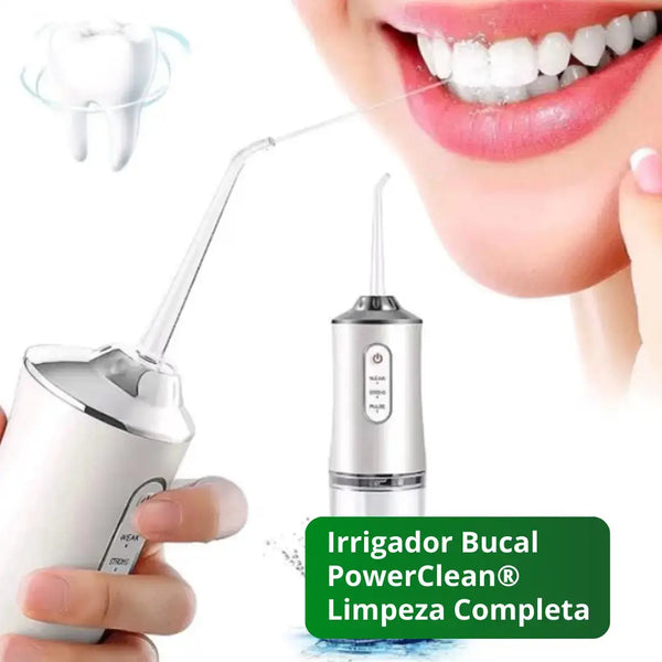 Irrigador Bucal PowerClean® - Limpeza Profunda [40% OFF]