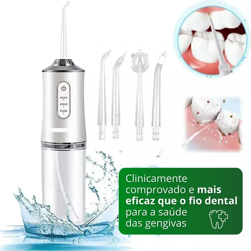 Irrigador Bucal PowerClean® - Limpeza Profunda [40% OFF]