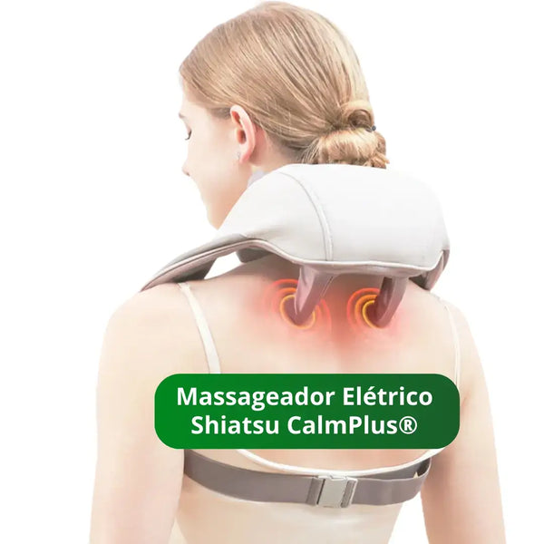 Massageador Shiatsu CalmPlus® - 40% OFF [Últimas Unidades]