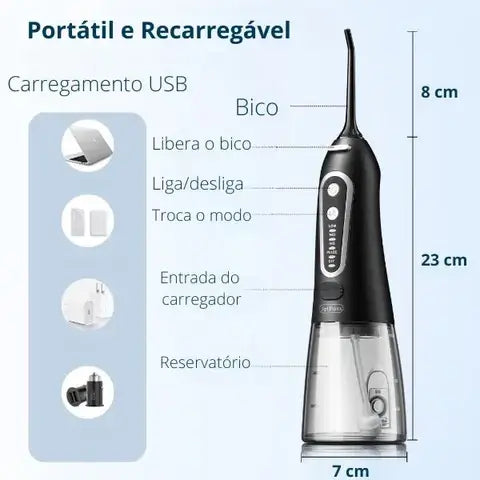 Irrigador Oral Jetfloss - Limpeza Profunda