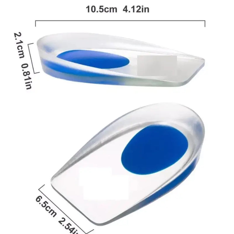 Palmilha de Calcanhar de Silicone - 1 Par