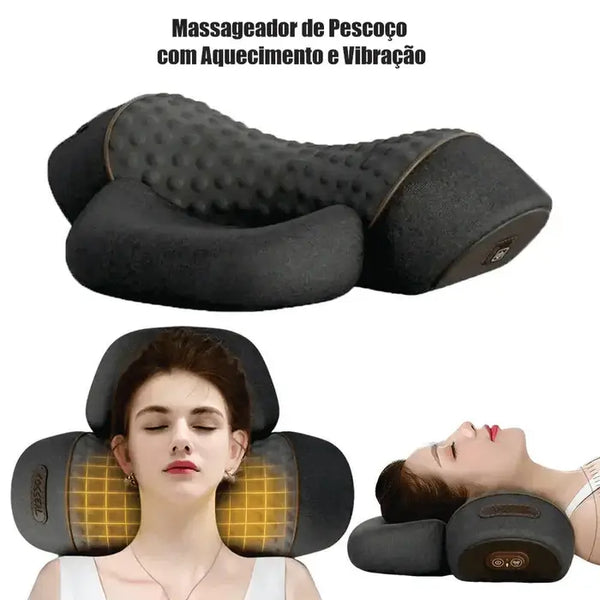 Travesseiro de Massagem Cervical Elétrico