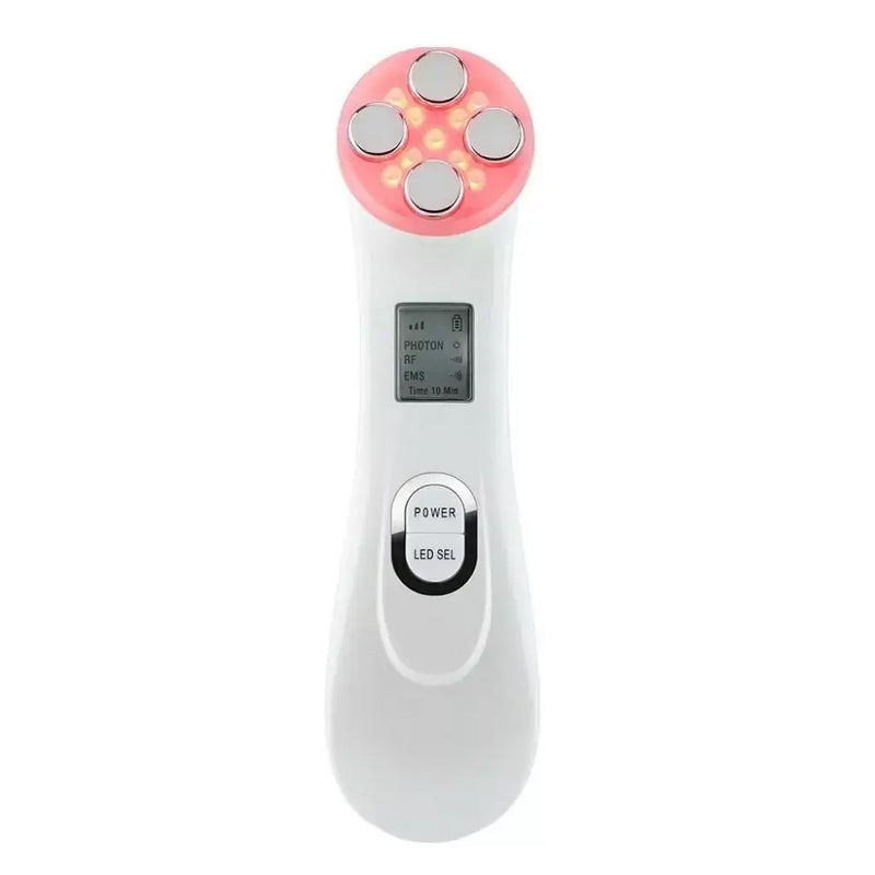 Massageador Facial de Led e Radiofrequência